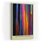 Paul Sinus Wandbild in 40x60cm The Vertical Rainbow – abstraktes Farbmotiv mit vertikalen Regenbogenstreifen für moderne und kreative Raumgestaltung