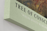 Paul Sinus Wandbild in 40x60cm Tree of Consciousness – farbenprächtiger Baum mit symmetrischer Struktur, abstrakte Naturmetapher