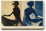 Paul Sinus Wandbild 120x80cm Zwei Seiten einer Frau – Künstlerisches Porträt mit Licht und Schatten im modernen Stil