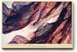 Paul Sinus Wandbild 120x80cm abstrakte Farbbewegung moderne Fluid Kunst violett goldene Strukturen elegantes Kunstmotiv stilvolle Wanddekoration fuer Wohnzimmer Büro