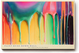 Paul Sinus Wandbild 120x80cm abstrakte Farbkunst moderne Farbtropfen Illustration buntes Kunstposter mit verlaufenden Farben kreative Wanddekoration fuer Wohnzimmer Atelier Büro