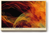 Paul Sinus Wandbild 120x80cm abstrakte Feuer Energie Kunst rot orange dynamische Bewegung modernes Kunstbild grosses Wandbild 120x80cm kraftvolle Wanddekoration fuer Wohnzimmer Büro