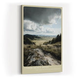 Paul Sinus Wandbild in 40x60cm dramatische Landschaft unter schweren Wolken – stimmungsvolles Naturmotiv für ausdrucksstarke Raumgestaltung