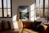 Paul Sinus Wandbild in 40x60cm dramatische Landschaft unter schweren Wolken – stimmungsvolles Naturmotiv für ausdrucksstarke Raumgestaltung