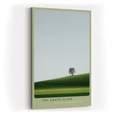 Paul Sinus Wandbild in 40x60cm einzelner Baum auf grüner Hügellandschaft – minimalistisches Naturmotiv für moderne Raumgestaltung