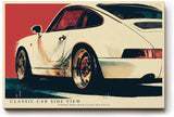 Paul Sinus Wandbild 120x80cm klassischer Sportwagen Retro Stil moderne Auto Kunst Kunstdruck stilvolle Wanddekoration fuer Wohnzimmer Büro Garage Auto Liebhaber