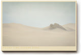 Paul Sinus Wandbild 120x80cm minimalistische Wuestenlandschaft Sandduenen ruhige Naturfotografie sanfte Beige Toene modernes Landschaftsbild stilvolle Wanddekoration fuer Wohnzimmer Büro