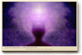 Paul Sinus Wandbild 120x80cm spirituelle Energie abstrakte Meditation violett moderne Bewusstseinskunst grosses Kunstbild stilvolle Wanddekoration fuer Wohnzimmer Yoga Raum