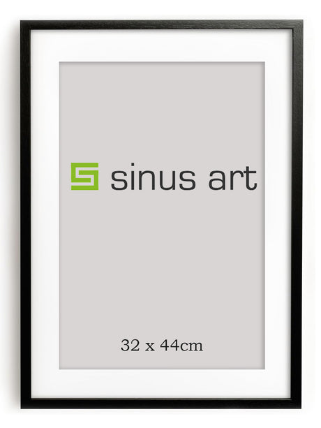 Dein persönliches Wandbild SOFORT ONLINE Upload gerahmt in 32x44cm Sinus Art