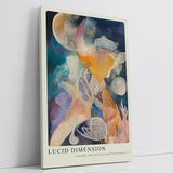 Paul Sinus Leinwandbild 40x60cm abstrakte Farbwelten mit surrealen Strukturen und organischen Formen – kunstvolles Leinwandbild für moderne Raumgestaltung