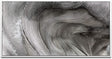 Abstrakte Kunst ca. 130x70cm Wandbild inklusive Schattenfugenrahmen weiss - Panorama Leinwand Bild XXL Format Wandbilder Wohnzimmer Wohnung Deko Kunstdrucke