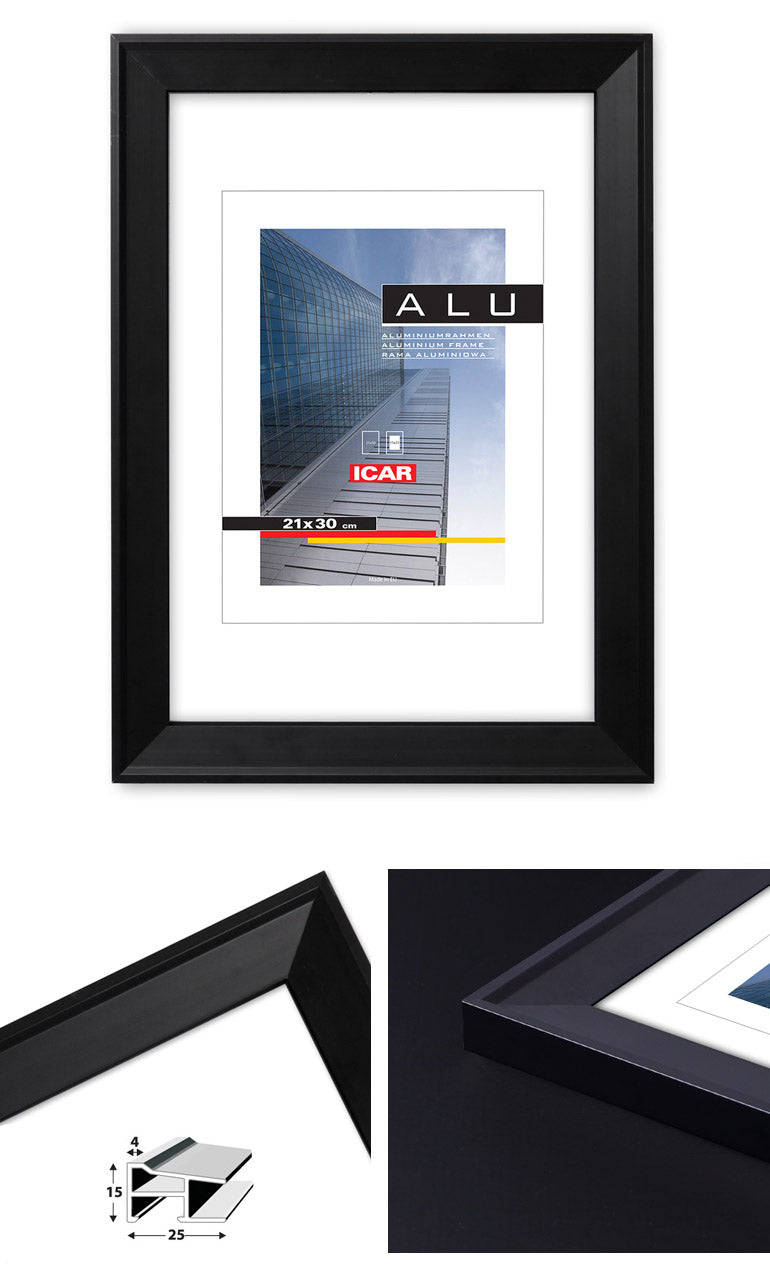 Alurahmen ALU in 3 Farben und vielen Größen  – Eleganz und Stabilität für deine Bilder Sinus Art GmbH Jena