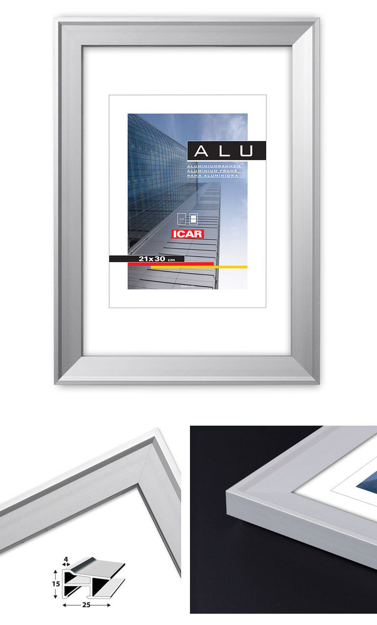 Alurahmen ALU in 3 Farben und vielen Größen  – Eleganz und Stabilität für deine Bilder Sinus Art GmbH Jena