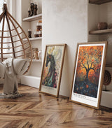 Paul Sinus Leinwandbild 80x120cm Baum des Lebens – Mystische Naturkunst mit floralen Elementen und lebendiger Farbexplosion