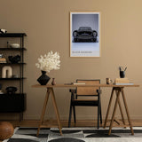 Paul Sinus Leinwandbild 60x90cm Black Diamond Klassischer Roadster Elegante Automobilkunst Zeitlose Ästhetik Hochwertige Wandkunst