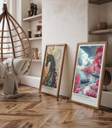 Paul Sinus Leinwandbild 40x60cm Blühende Ufer traumhaft surreal märchenhaft harmonisch kunstvolle Wandkunst faszinierende Natur sanfte Farben idyllisch