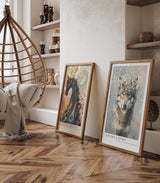 Paul Sinus Leinwandbild 40x60cm Blühender Wolf mystisch kraftvoll elegant Naturverbundenheit surreal kunstvolle Wandkunst harmonisch faszinierend