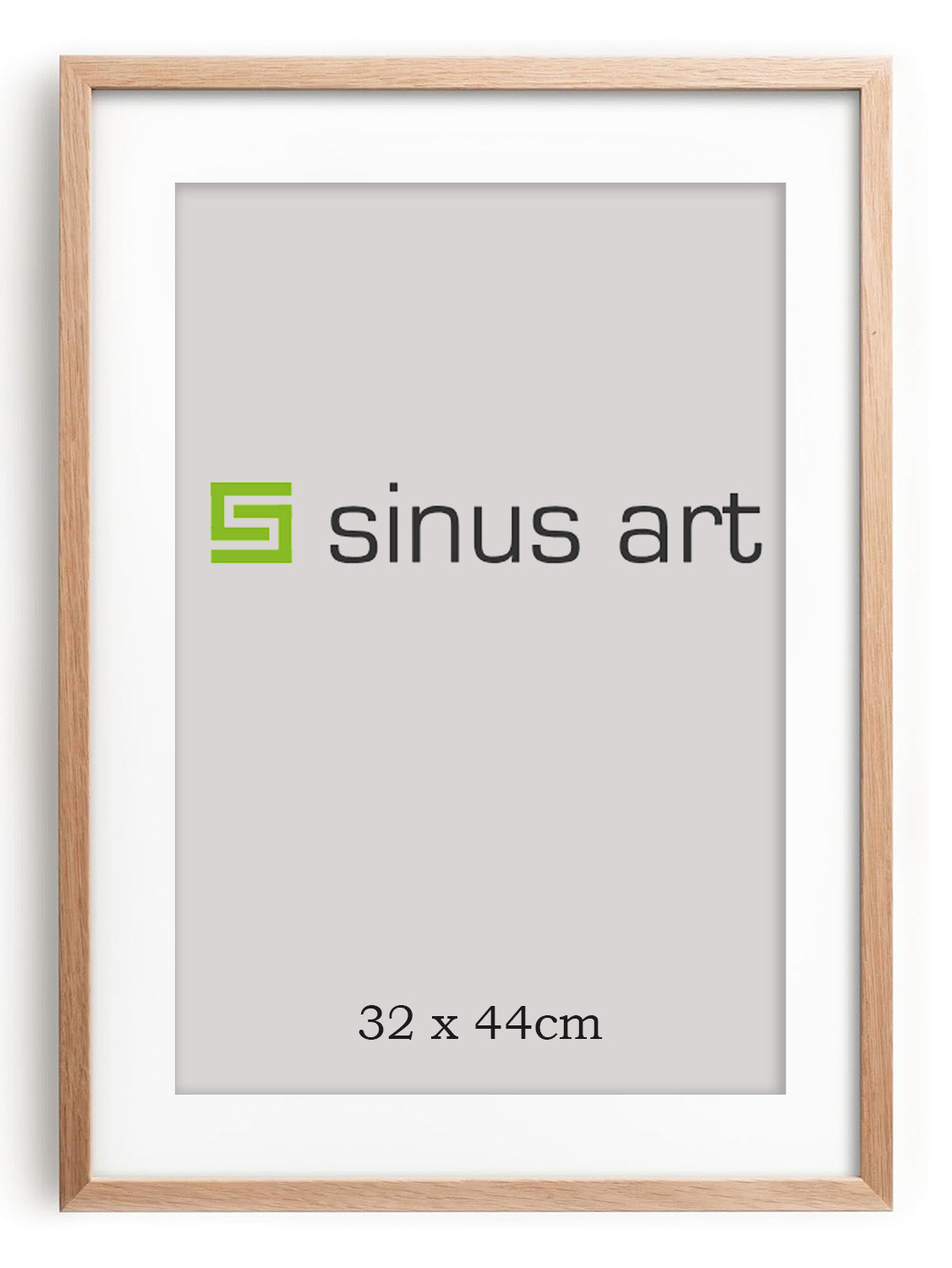 Dein persönliches Wandbild SOFORT ONLINE Upload gerahmt in 32x44cm Sinus Art