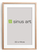 Dein persönliches Wandbild SOFORT ONLINE Upload gerahmt in 32x44cm Sinus Art