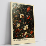 Paul Sinus Leinwandbild 60x90cm Fragile Waltz Leinwandbild tanzende Blütenblätter in der Luft poetische Naturkunst mit magischer Atmosphäre