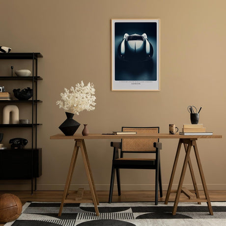 Paul Sinus Leinwandbild 80x120cm Leinwandbild Aerion – Visionäres Automobil-Design mit klassischer Eleganz, futuristische Linien, exklusive Ästhetik