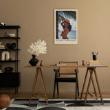 Paul Sinus Leinwandbild 60x90cm Aloha Paradise – Hawaii, Schönheit, Tropisch, Exotik, Vintage, Nostalgie, Südsee, Strandidylle, Palmen, Sonne