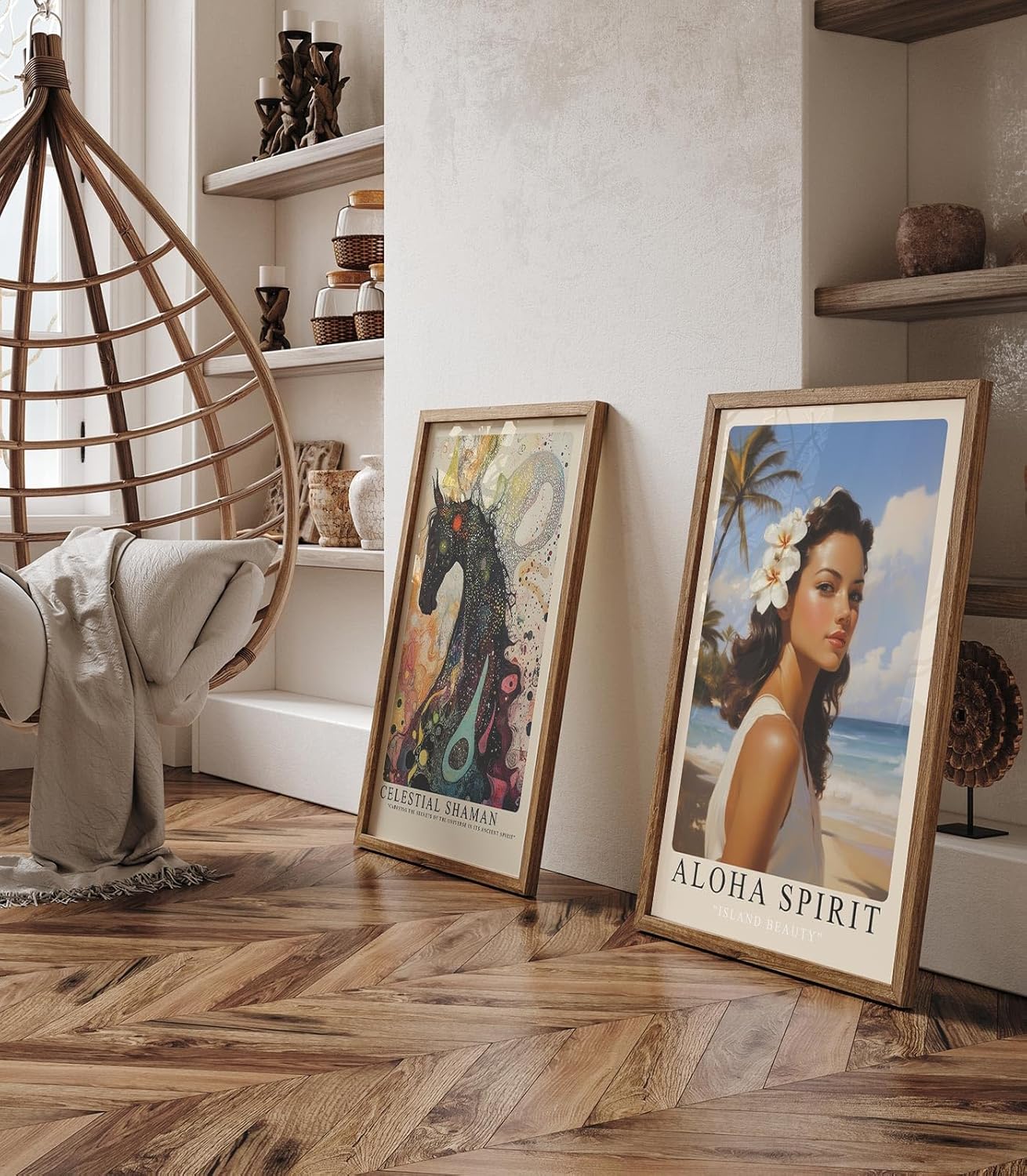 Paul Sinus Leinwandbild 60x90cm Aloha Spirit – Insel, Schönheit, Exotik, Hawaii, Natur, Tropisch, Sonne, Entspannung, Meer, Strand, Vintage, Romantik