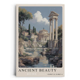 Paul Sinus Leinwandbild 40x60cm Ancient Beauty – Rom, Antike, Architektur, Ruinen, Historisch, Klassisch, Erbe, Italien, Monument, Kultur, Geschichte