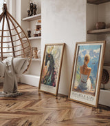 Paul Sinus Leinwandbild 60x90cm Leinwandbild Blick auf die Bayerischen Alpen – Naturidylle, Freiheit, majestätische Bergwelt