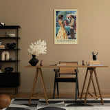 Paul Sinus Leinwandbild 40x60cm California Leinwandbild – Nostalgische Eleganz mit Oldtimern, Retro-Charme und Vintage-Flair – Stilvolle Kunst