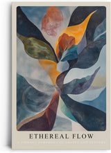 Paul Sinus Leinwandbild 60x90cm Ethereal Flow – Abstrakt, Kunst, Harmonie, Bewegung, Farben, Struktur, Eleganz, Balance, Form, Dynamik, Licht, Tiefe