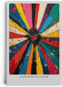 Paul Sinus Leinwandbild 80x120cm Explosion of Color dynamische Farbexplosion abstrakt modernes Design energiegeladen expressiv farbenfrohes Kunstwerk