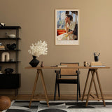 Paul Sinus Leinwandbild 40x60cm Paris – Nostalgie, Eleganz, Romantik, Frankreich, Reise, Retro, Vintage, Zug, Mode, 50er Jahre, Stil, Liebe, Sehnsucht