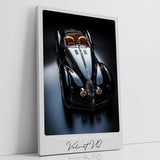 Paul Sinus Leinwandbild 80x120cm Velvet V12 – Luxus, Oldtimer, Sportwagen, Eleganz, Retro, Automobil, Exklusivität, Geschwindigkeit, Design, Stil
