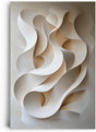 Paul Sinus 60x90cm Wandbild, Atemberaubende Bewegung in Fokuskurven – abstrakte 3D-Wellen in zarten Naturtönen