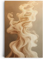 Paul Sinus 60x90cm Wandbild, Atemberaubende Dynamik in Schwungformen – Elegante Kunst in fließenden Beigetönen