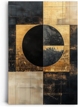 Paul Sinus 60x90cm Wandbild, Meisterhaftes Design in Fokusgeometrie – Kontrastvolle Harmonie trifft auf Ästhetik