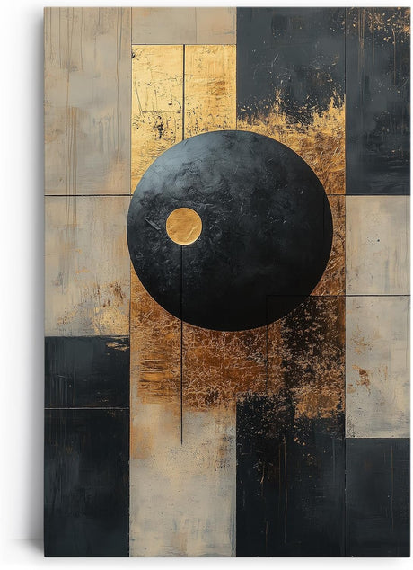 Paul Sinus 60x90cm Wandbild, Meisterwerk in Fokusgeometrie – Eleganz trifft auf perfekte Harmonie und Tiefe