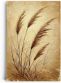 Paul Sinus 60x90cm Wandbild Pampasgras in Goldbeige – Stilvolle Naturkunst mit floraler Leichtigkeit Blume