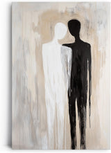 Paul Sinus 60x90cm Wandbild Starke Harmonie – Berührendes Fokuskunstwerk als Leinwandbild mit Holzrahmen