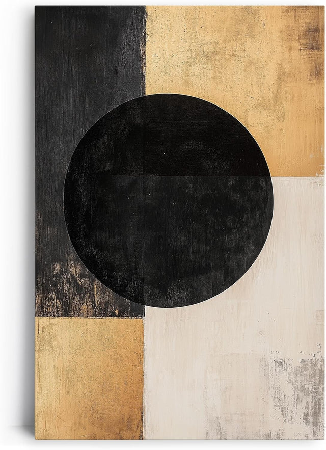 Paul Sinus 60x90cm Wandbild Strukturform Balance – Powerdesign und Fokuskunstwerk mit klarer Geometrie und Stil
