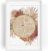 Paul Sinus Bilderrahmen personalisiert mit deinen GPS Koordinaten und Namen. 30cm x 42cm Holz Wechselrahmen mit Glas. Individuelles Geschenk. (ohne Rahmen)