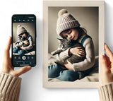Paul Sinus Foto auf Leinwand viele Größen SOFORT ONLINE Upload eigenes Bild auf Canvas mit Holzrahmen - Wandbild mit Wunschmotiv - Persönliches Kunstdruck personalisiert