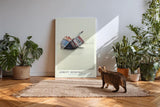 Paul Sinus Kunstdruck 40x60cm Adrift Memory mit gestrandeten Schiffswrack im Wasser