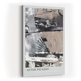 Paul Sinus Kunstdruck 40x60cm After Picasso mit künstlerischer Collage und zitathafter Ästhetik
