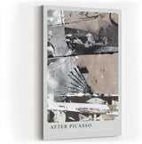 Paul Sinus Kunstdruck 40x60cm After Picasso mit künstlerischer Collage und zitathafter Ästhetik