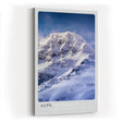 Paul Sinus Kunstdruck 40x60cm Alpenpanorama Schweiz verschneiter Berggipfel bei klarem Himmel