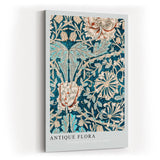 Paul Sinus Kunstdruck 40x60cm Antique Flora nostalgisches Blumenornament mit klassischem Charme und filigraner Struktur