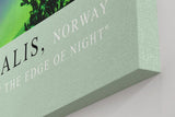 Paul Sinus Kunstdruck 40x60cm Aurora Borealis über Norwegen – Farben der Nacht am Himmel eingefangen