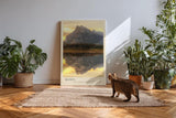 Paul Sinus Kunstdruck 40x60cm Banff Kanada See Berge Sonnenuntergang Spiegelung Natur Banff Canada